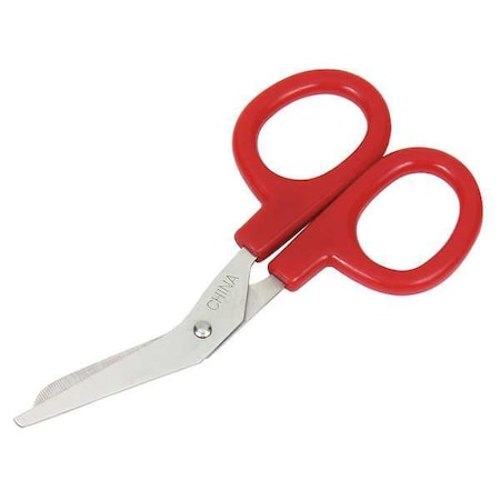 Scissors, 4 In. L, Silver, Rounded, Metal