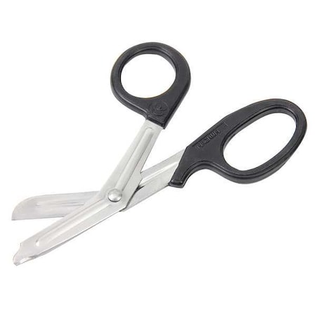 Scissors, 7 In. L, Silver, Rounded