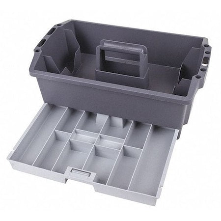 Utility Tote with Copolymer Resin, 6 7/8 in H x 16 in W