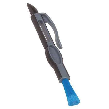 1/2 in W Detail Brush, 5 1/4 in L Handle, 1 1/2 in L Brush, Blue, Polypropylene, 6 3/4 in L Overall