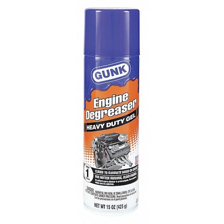 Cleaner/Degreaser, 15 Oz Aerosol Can, Gel