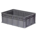 Solid & Stackable Straight Wall Storage Container, 11.2 gal, 23-5/8 in L x 15-3/4 in W x 8-5/8 in H