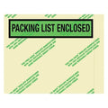 Environmental Pcking Lst Enclsd Envpe, 7 x5 1/2", Grn, PK1000