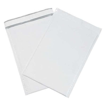 Bubble Lined Poly Mailers, 9 1/2"x14 1/2", White, PK100