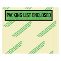Envrmntal PckingLst Enclsd Envpe, 4 1/2x5 1/2", Grn, PK1000