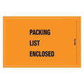 Mil-Spec Pcking Lst Enclsd Envpes, 5 1/4x8", Orng, PK1000