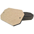 Surface Sled, 10 in.L, White, PK4