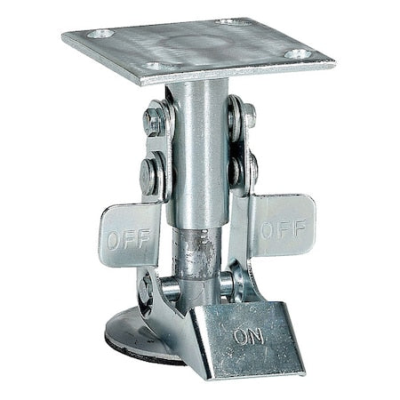 Floor Lck, Top Plate, 4-7/8 in H, 5 in Cstr
