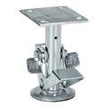 Floor Lck, Top Plate, 6-1/2 in H, 6 in Cstr