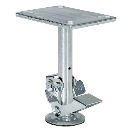 Floor Lck, Top Plate, 9-1/2 in H, 8 in Cstr