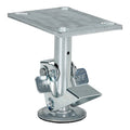 Floor Lock, Top Plate, 7 in H, 6 in. Caster