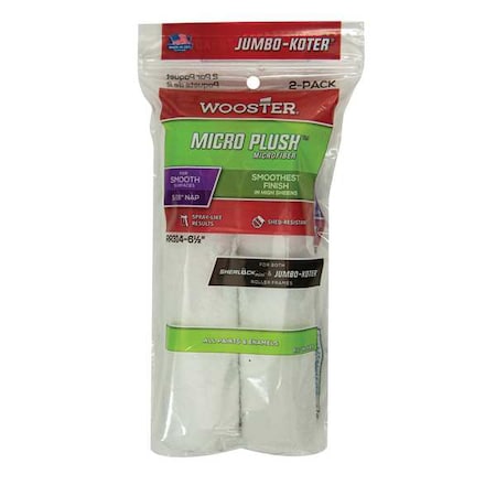 6-1/2" Mini Paint Roller Cover, 5/16" Nap, Microfiber