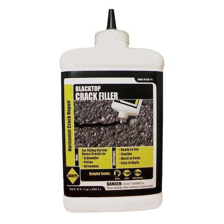 Crack Filler, Bottle, Black, Concrete Crack Filler