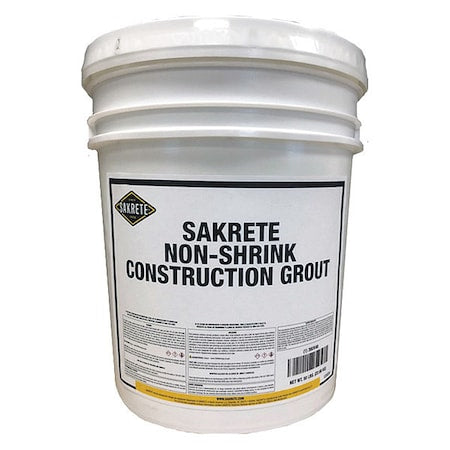 Grout, Pail, Gray, Non-Shrink Construction