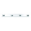 Mop & Broom Holder, Stainless Steel