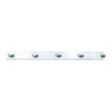 Mop & Broom Holder, Stainless Steel