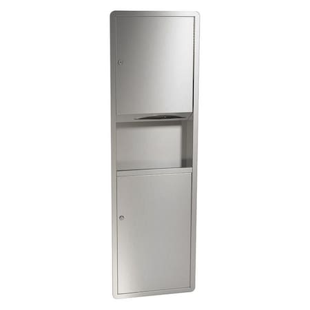 Semi-Recessed Towel/Waste Unit