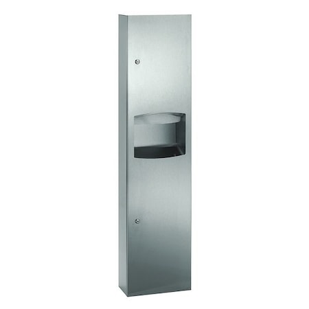 Semi-Recessed Box Towel/Waste Unit