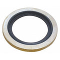 Sealing Washer, Fits Bolt Size 3/4 in Steel/Buna-N, Cadmium-Plated Finish