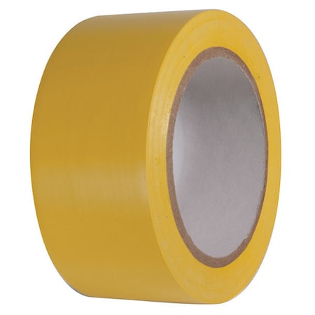 Aisle Marking Tape, 2"x108ft, Yellow
