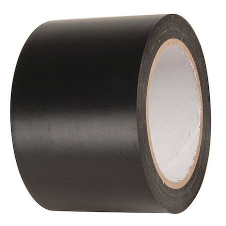 Aisle Marking Tape, 3"x108ft, Black