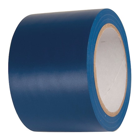 Aisle Marking Tape, 3"x108ft, Dark Blue