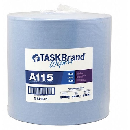 Wiper Roll 12" x 13", Blue