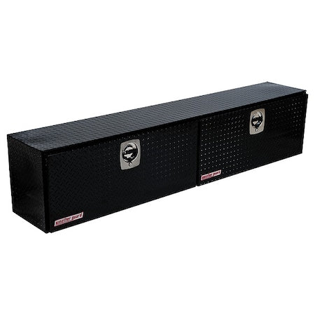 Truck Box, Topside, Diamond Tread Aluminum, 90-1/4""W, Black, 15.2 cu. ft.