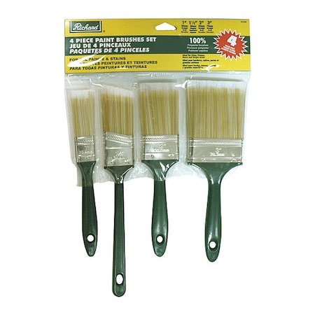 Paint Brush, 4 Piece Set