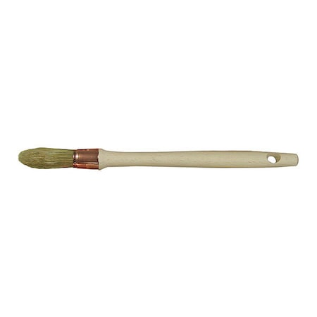 Wood Trim Brush, Round, 3/4"