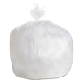 30 gal Trash Bags, 30 in x 36 in, Medium-Duty, 8 microns, Natural
