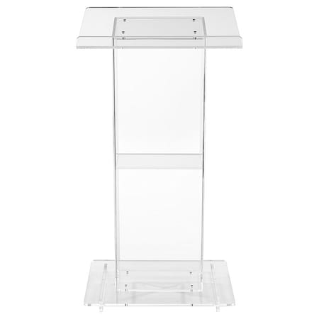 Acrylic Lectern w/Shelf