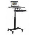 Adjustable Desk EduTouch Sit-Stand Cart, Coated Stl Frame, 20.75" D X 27.75" to 44.5" H, 26" W X