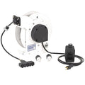Cord Reel, NEMA 5-15P, 12 AWG, White Reel Color, 35 ft Length