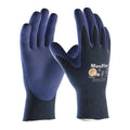 Coated Gloves, Foam Nitrile, Foam, Palm, 3 Abrasion Level, Blue, S 1 PR
