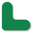 Mini Corner Line Floor Marking Tape Green, 3/4" W x 2" L