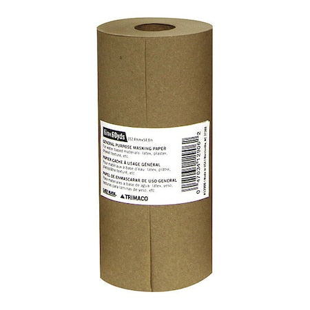 Masking Paper, Brown, 6" x 180 ft.