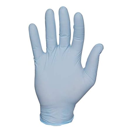 6005PF, Disposable Gloves, 4 mil Palm, Nitrile, Powder-Free, M (8), 100 PK, Blue