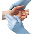 9905PF, Disposable Gloves, 6 mil Palm, Nitrile, 11 in L, Powder-Free, XL (10), 50 PK, Light Blue