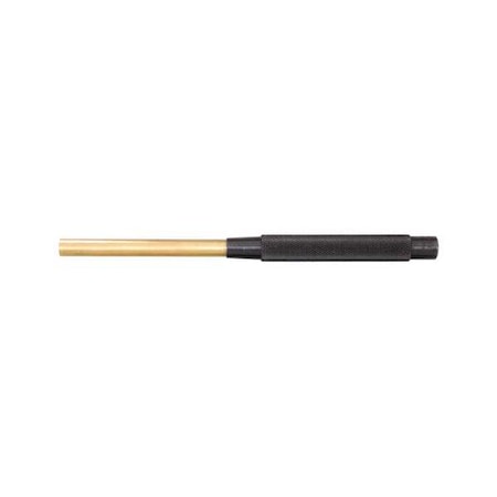 Brass Drive Pin Punch, 3/8 In Tip, 8 In L
