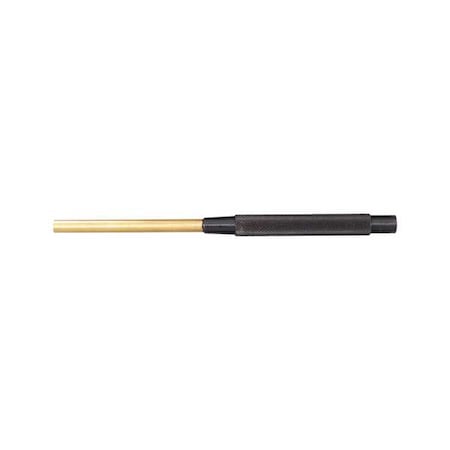 Brass Drive Pin Punch, 5/16 In Tip, 8 In L