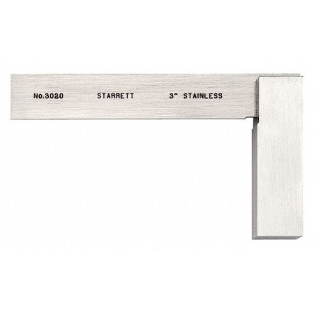 Precision Steel Square, SS, 3 1/2 x 2 In