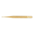 Brass Drive Pin Punch, 1/16 In Tip, 4 In L
