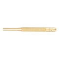 Brass Drive Pin Punch, 7/32 In Tip, 4 In L