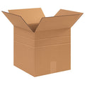 12 in x 12 in x 12 in Multi-Depth Box, Kraft, Corrugate, Single Wall, 32 ECT