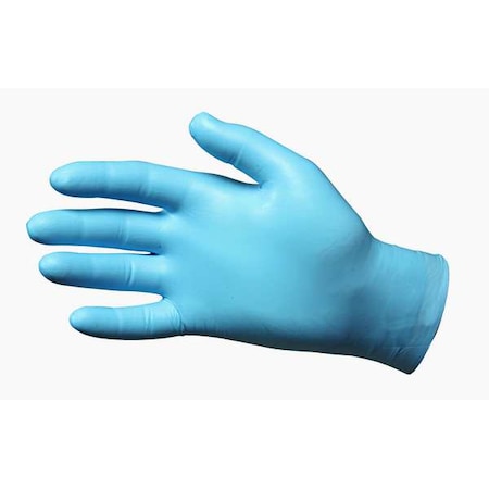8005PF, Disposable Gloves, 8 mil Palm, Nitrile, Powder-Free, S, 50 PK, Blue