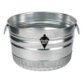 Utility Tub, 9-1/3 gal. gal., Silver