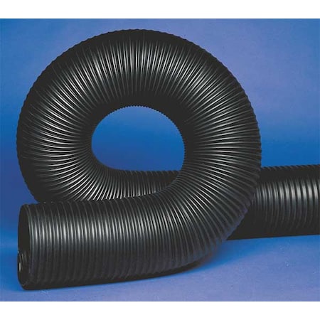 Ducting Hose, 3 In. ID, 50 ft. L, Rubber