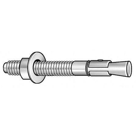 Trubolt Wedge Anchor, 3/4" Dia., 8-1/2" L, Carbon Steel Zinc Plated, 10 PK
