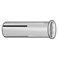 Multi-Set II Flanged Coil Thread Anchor, 1-1/4" Dia, 3-3/16" L, Steel Zinc Plated, 25 PK